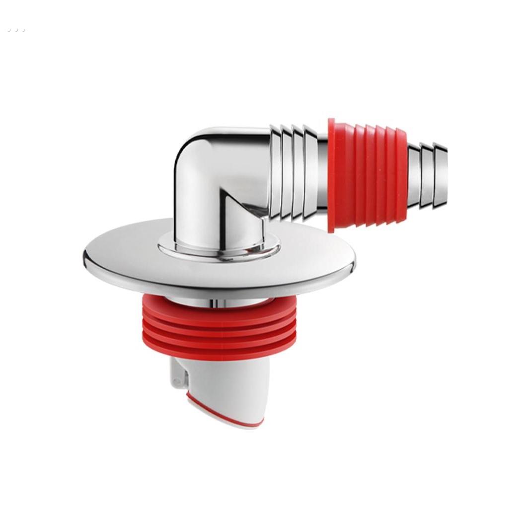 洗衣机下水管地漏专用接头排水管道两用分水器防臭防溢水三头通盖