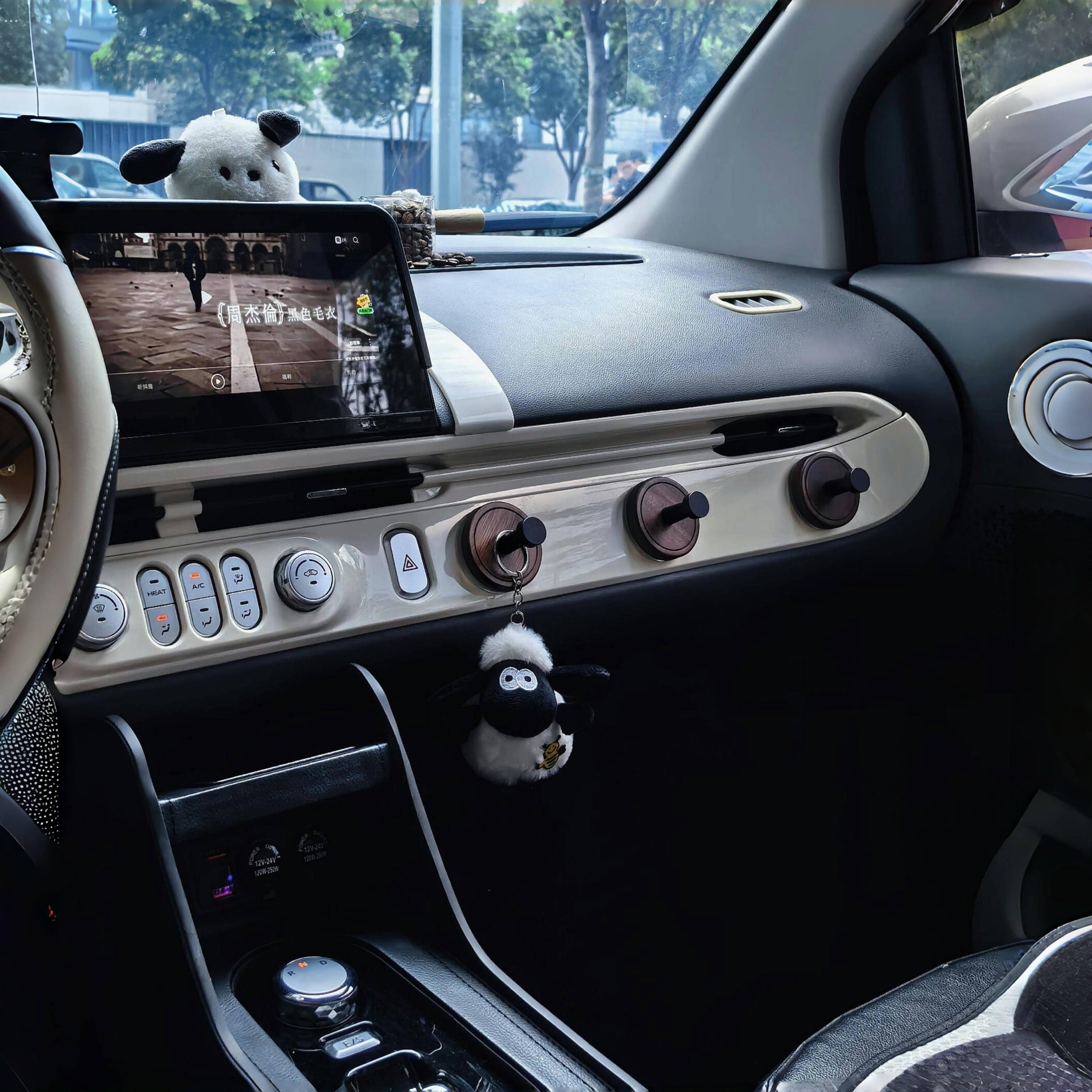 适用于长安糯米车载专用垃圾袋挂钩粘钩前排副驾驶多功能女士挂物