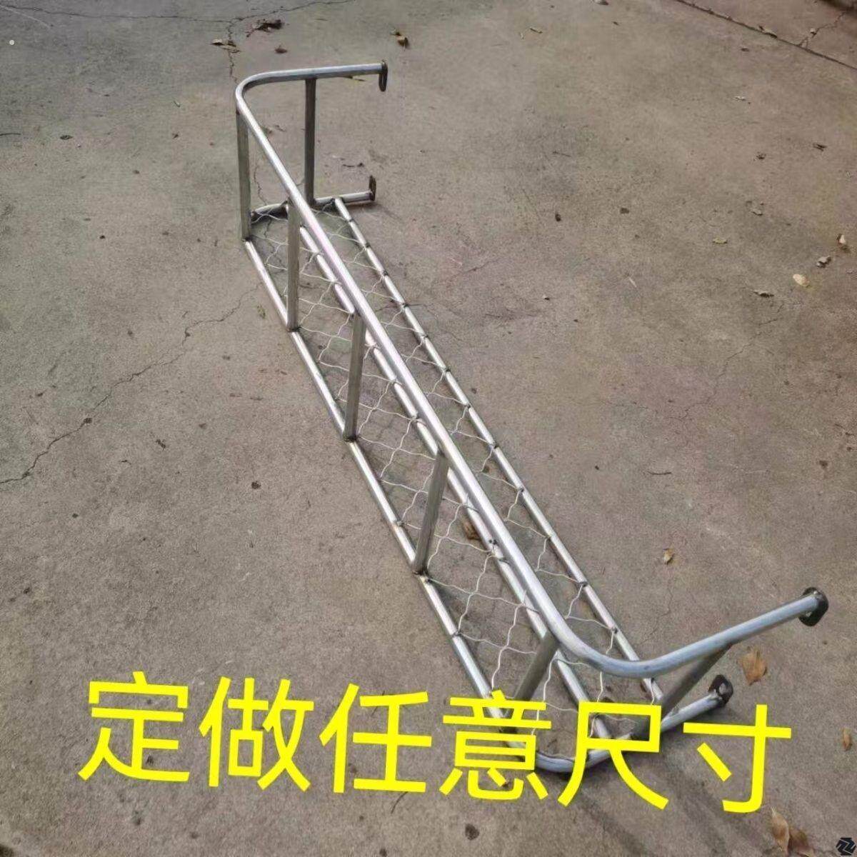 新款高栏半挂车货车篷布框爬梯雨布架行李架镀锌管加厚置物架