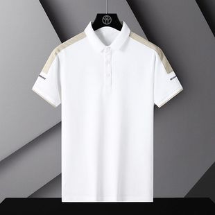 Polo衫 新品 男士 夏季 衣服 珠地冰感上衣轻商务休闲短袖 帅气时尚