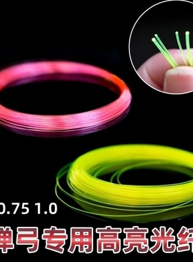 弹弓瞄具专用光纤红色纤维线夜间瞄点通用荧光扁皮惊雷细瞄导线点