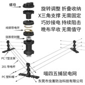专业捕鼠电网盒装 一组自稳固无需看守家用室内外持续精准阻拦灭鼠