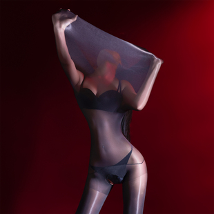 滑溜溜双腿开裆油光全包睡袋丝袜全透明性感丝滑全身连裤袜性感