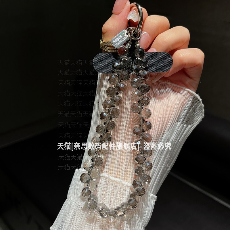 水晶串珠挂链结实耐用可拆卸