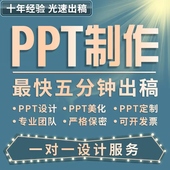 ppt制作代做设计美化修改定制工作汇报企业宣传演讲课件年终总结