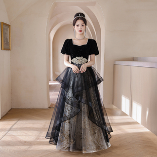 大码晚礼服小众高端宴会女气质高级感绝美艺考主持人公主裙成人礼