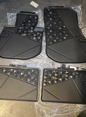 mini迷你原厂专车专用U25 countryman橡胶几何纹汽车脚垫全天候