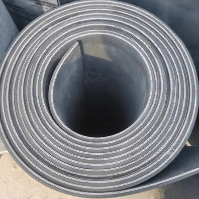 旧尼龙输送带橡胶平板耐磨皮带钢丝阻燃输送带铺车间防滑夹线胶板