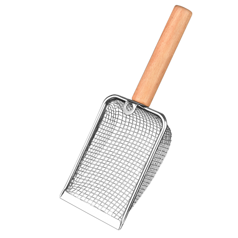 猫砂铲细孔猫屎铲子猫咪膨润土矿砂铁不锈钢金属的小孔网钞铲神器