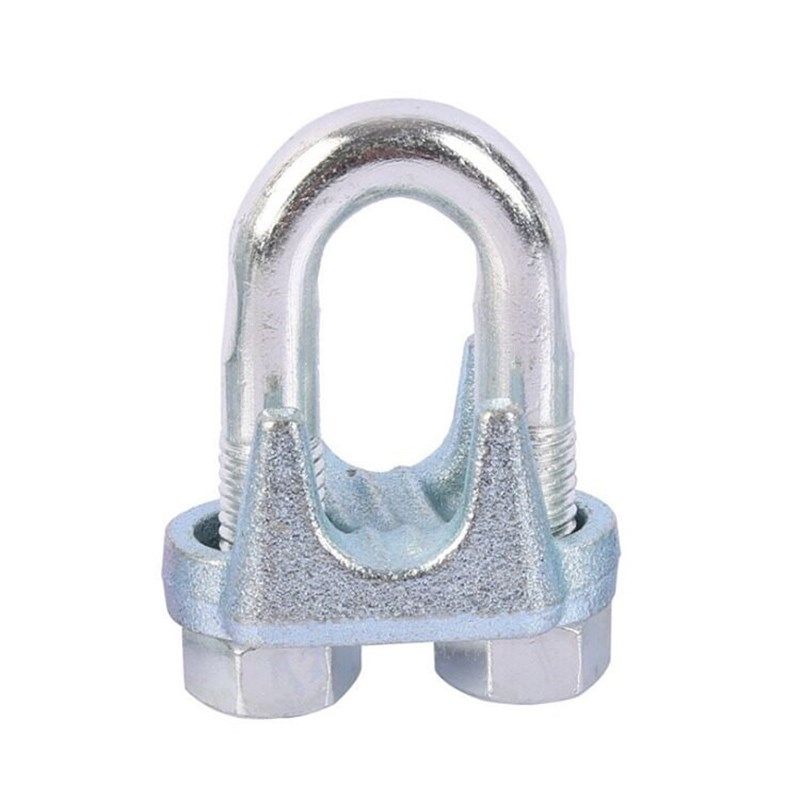 镀锌钢丝绳夹头夹头U型夹绳扣卡扣扎头锁扣紧绳器M4M5M6UM8M10M32
