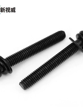 黑色不锈钢十字圆头三组合螺丝盘头螺栓小螺钉组合M2.5M3VM4M5M6M