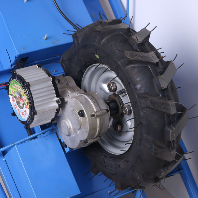 农用电瓶果园独轮运输车爬山手推电动鸡公车推粪爬山虎爬坡小推车