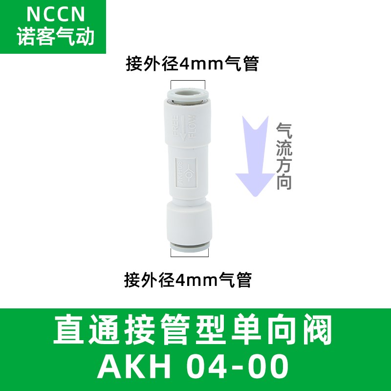 单向阀气动止回阀气体空压机排气阀CV-01/02/03/04内螺纹止逆阀接