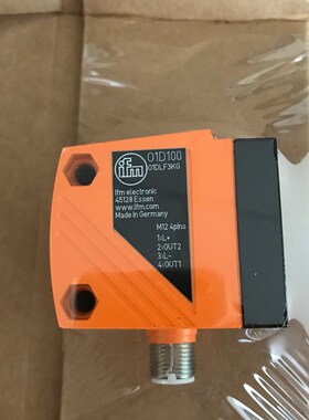 【O1D100】O1DLF3KG易福门01D100正品IFM激光传感器测距传感器