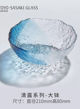 日本进口 东洋佐佐木 刺身料理皿果盘茶点碟 不规则手工 清新露珠