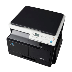 复印机打印机一体商用a3a4办公用家用小型激光黑白柯尼卡美能达CAD图纸学生试卷自动双面打印复印扫描一体机
