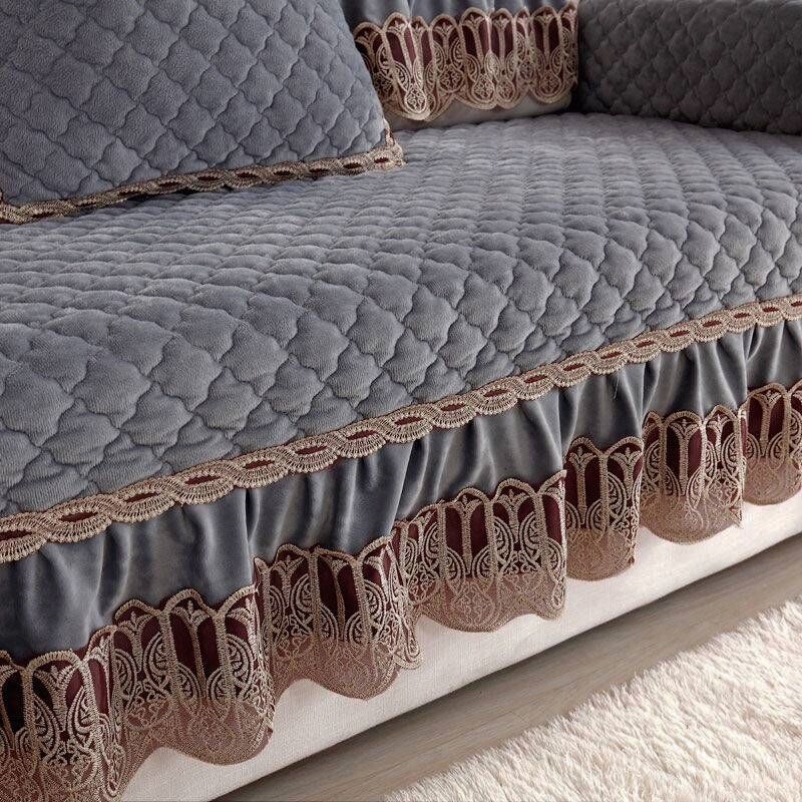 简约沙发垫四季通用布艺防滑坐垫全套客厅欧式全包沙发套罩冬季