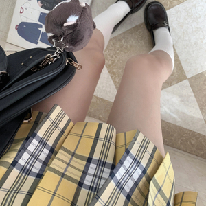 星鸣鹿原创 星葵 正版制服jk格裙校供感秋冬季高腰半身裙百褶裙女
