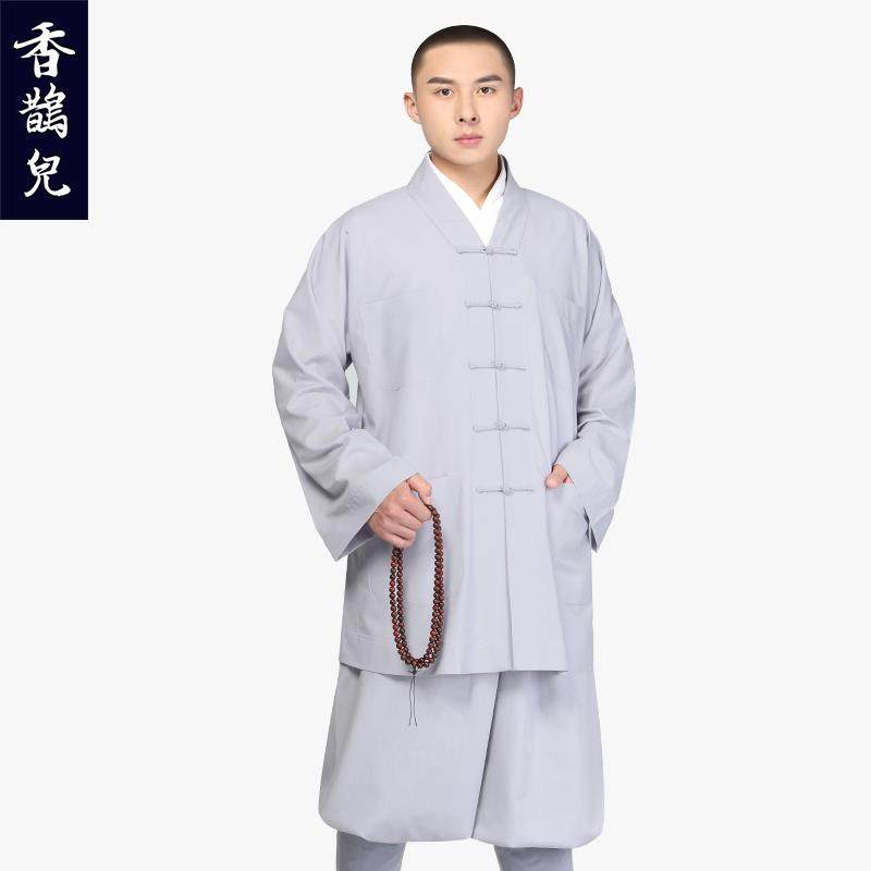 特卖香鹊儿夏季TR棉布僧服套装短褂和尚服小褂僧衣僧装和尚服饰