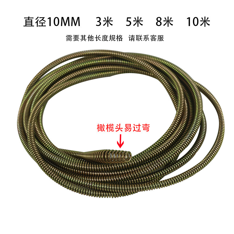 管道疏通机弹簧工厂直销图片