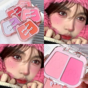 ZVEV颊彩双色腮红哑光自然不飞粉持妆显色服帖修容氛围感腮红