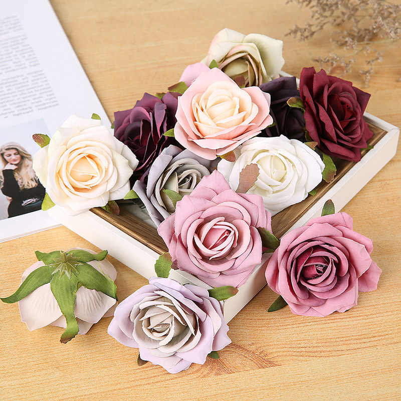 复古仿真玫瑰花头 DIY手工花环材料胸花配 婚庆婚礼布景花墙装饰,家居饰品,仿真花/假花,淘宝优惠券,粉丝福利购,淘宝优惠卷