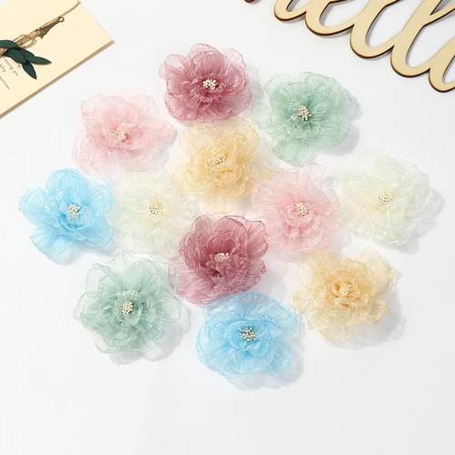 9cm大卷假花diy手工发饰辅料婚庆