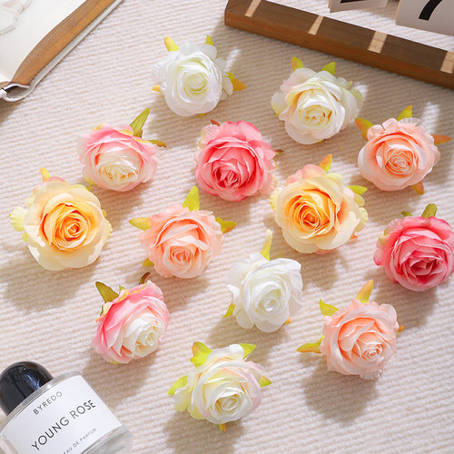 瑞琨6cm公主玫瑰仿真花DIY