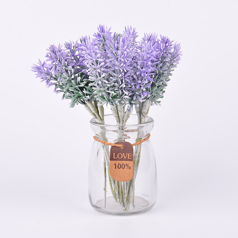 仿真塑料薰衣草小把束 diy手工材料假花家居客厅装饰花瓶插花花艺