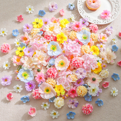 3-5cm仿真花DIY花环材料包