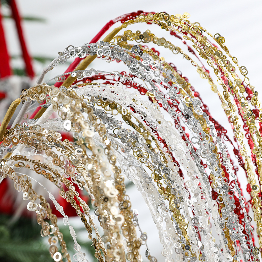 圣诞装饰品金银色闪粉亮片