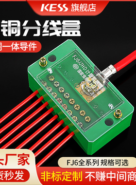 FJ6一进二进多出分线盒接线盒电线连接器分线器接线端子并线器JHD