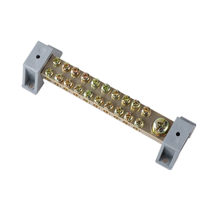 12*18接地铜排双排地线排10孔零线排大功率配电箱机房接地端子