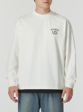 Skechers斯凯奇卫衣男装女装新款时尚运动服休闲上衣L324U111