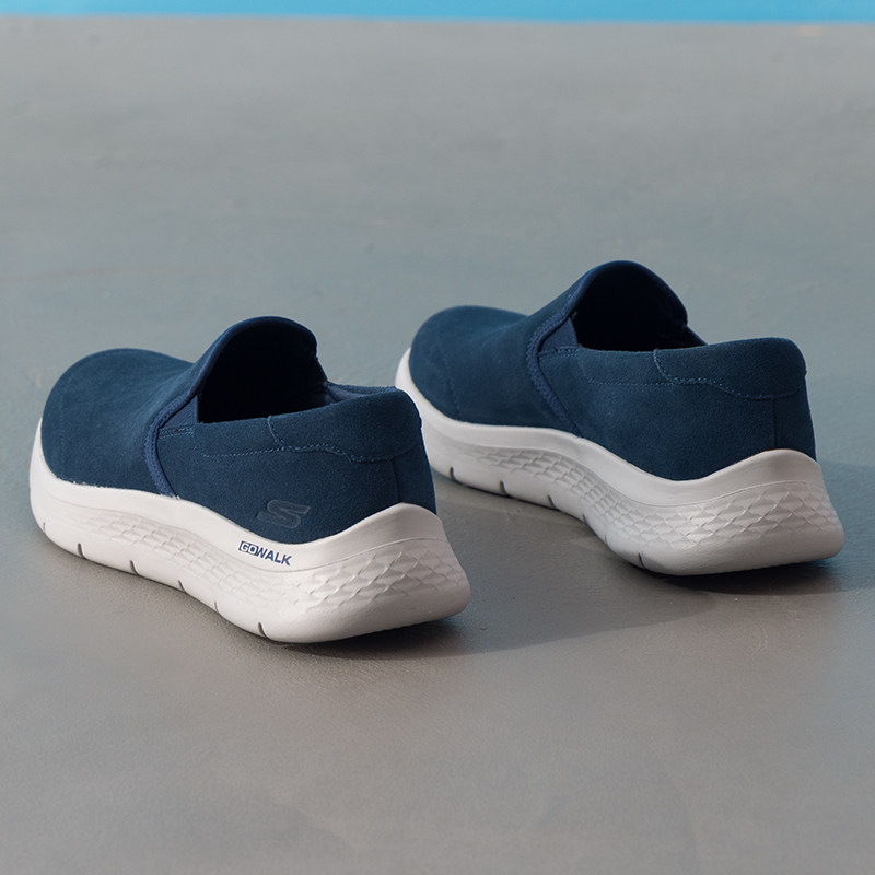 斯凯奇男鞋2025新款一脚穿健步鞋轻便耐磨反毛皮鞋面父亲休闲鞋,流行男鞋,健步鞋,淘宝优惠券,粉丝福利购,淘宝优惠卷