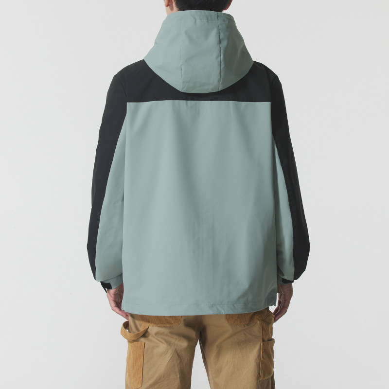 斯凯奇男装运动服春秋款梭织外套情侣款户外防风雨徒步休闲上衣