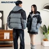 防风运动上衣加厚保暖外套夹克衫 斯凯奇男女同羽绒服2025冬季 新款