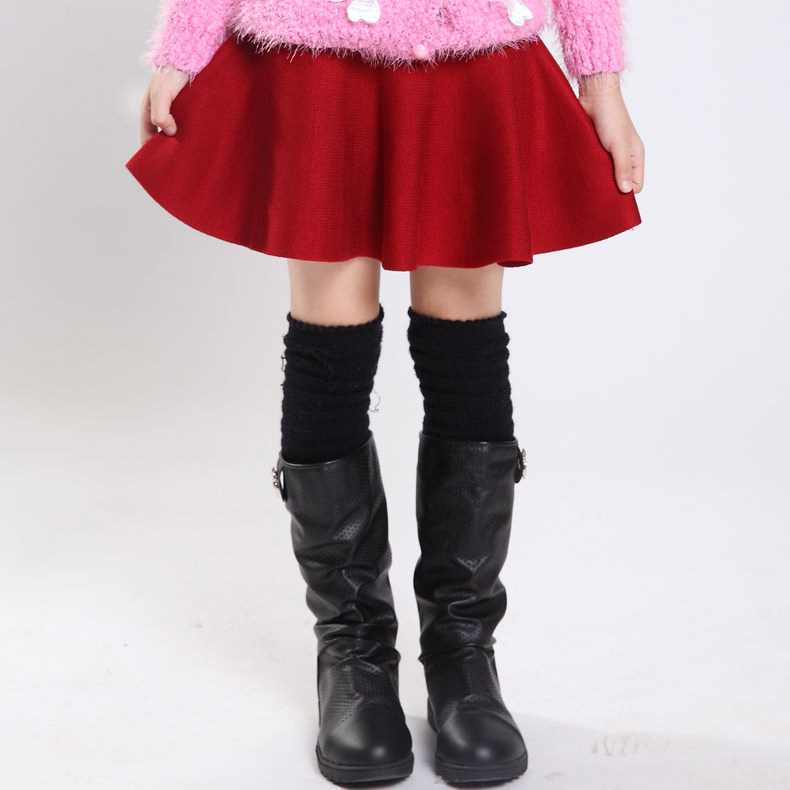 Jupe fillette en mélange - Ref 2049864 Image 4