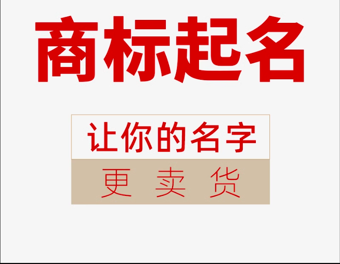 商标起名产品起名字品牌取名命名总监操刀更专业
