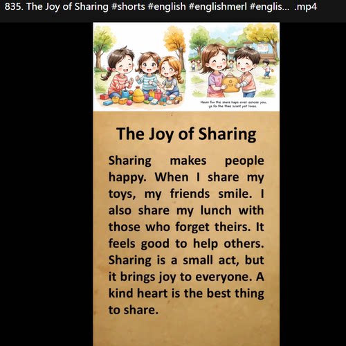 通过阅读英语小短文学英语在线英语视频课800