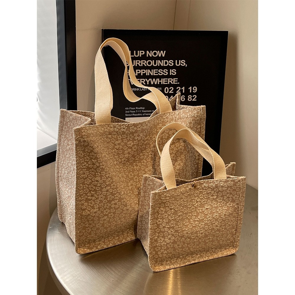 大容量帆布包包女2024新款潮时尚托特包女ins洋气百搭单肩手提包,收纳整理,购物袋/环保袋/帆布袋,淘宝优惠券,粉丝福利购,淘宝优惠卷