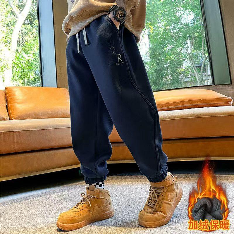 男童加绒加厚裤子秋冬季新款运动裤中大童休闲长裤爆款儿童长裤子,童装/婴儿装/亲子装,儿童运动裤,淘宝优惠券,粉丝福利购,淘宝优惠卷