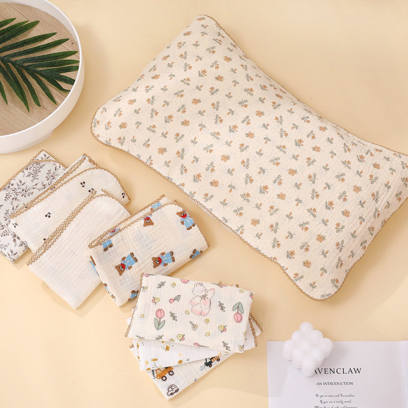 儿童枕巾纯棉a类四层纱布卡通可爱2-12岁婴幼儿宝宝四季枕头巾,婴童用品,婴童枕头/枕芯,淘宝优惠券,粉丝福利购,淘宝优惠卷