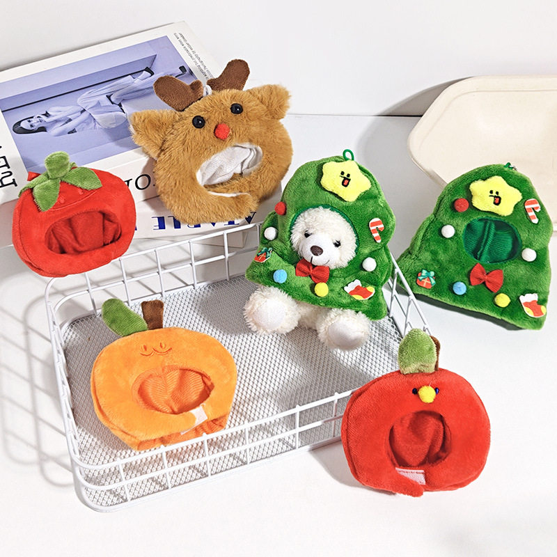 新款10cm毛绒公仔娃娃头套 卡通鲷鱼烧帽子 圣诞玩偶娃衣服饰配件,模玩/动漫/周边/娃圈三坑/桌游,棉花娃娃/毛绒玩具娃衣,淘宝优惠券,粉丝福利购,淘宝优惠卷