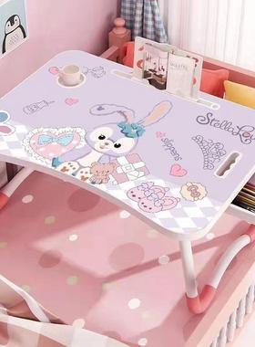 床上可折叠电脑书桌现货多功能学生宿舍神器儿童学习小桌子