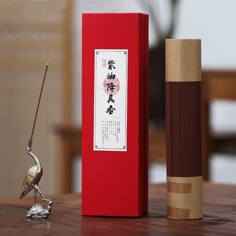 海南四方紫油降真香线香供佛静心