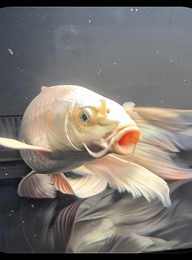 顺丰精品纯种白色黑色球体蝴蝶鲤观赏鱼活体蝴蝶鲤冷水鱼淡水鱼