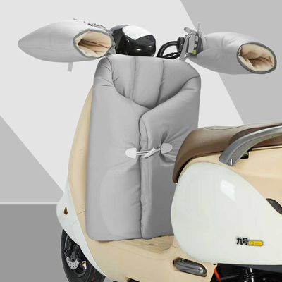 分体挡风被电动车挡风罩冬季加绒加厚冬天电瓶摩托三轮车防寒保暖