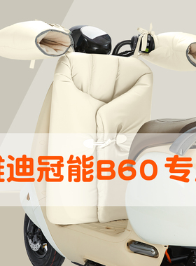 适用雅迪冠能6代B60六代电动车挡风被分体冬季加厚小型电瓶车冬款