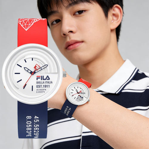FILA斐乐小众设计学生手表女初高中考试男生时尚只看时间腕表6769
